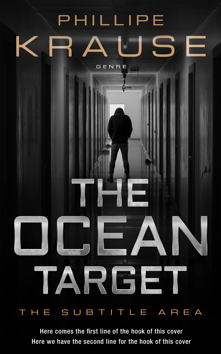 2D view of Cod Gray #25217 - Premade Mystery & Thriller & Suspense Book Cover