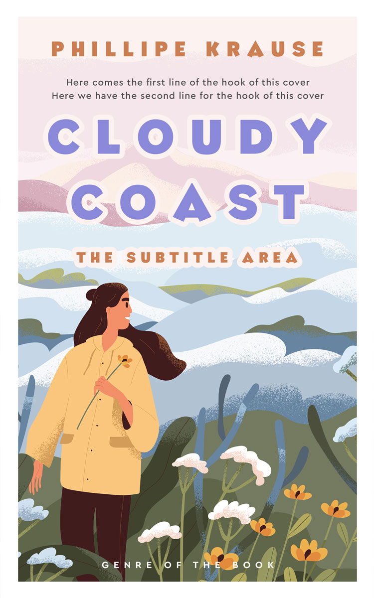 2D view of Ebb #25250 - Premade Travel Book Cover