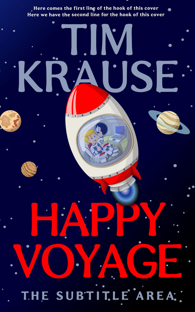 2D view of Premade Teen & Young Adult Book Cover - Contessa