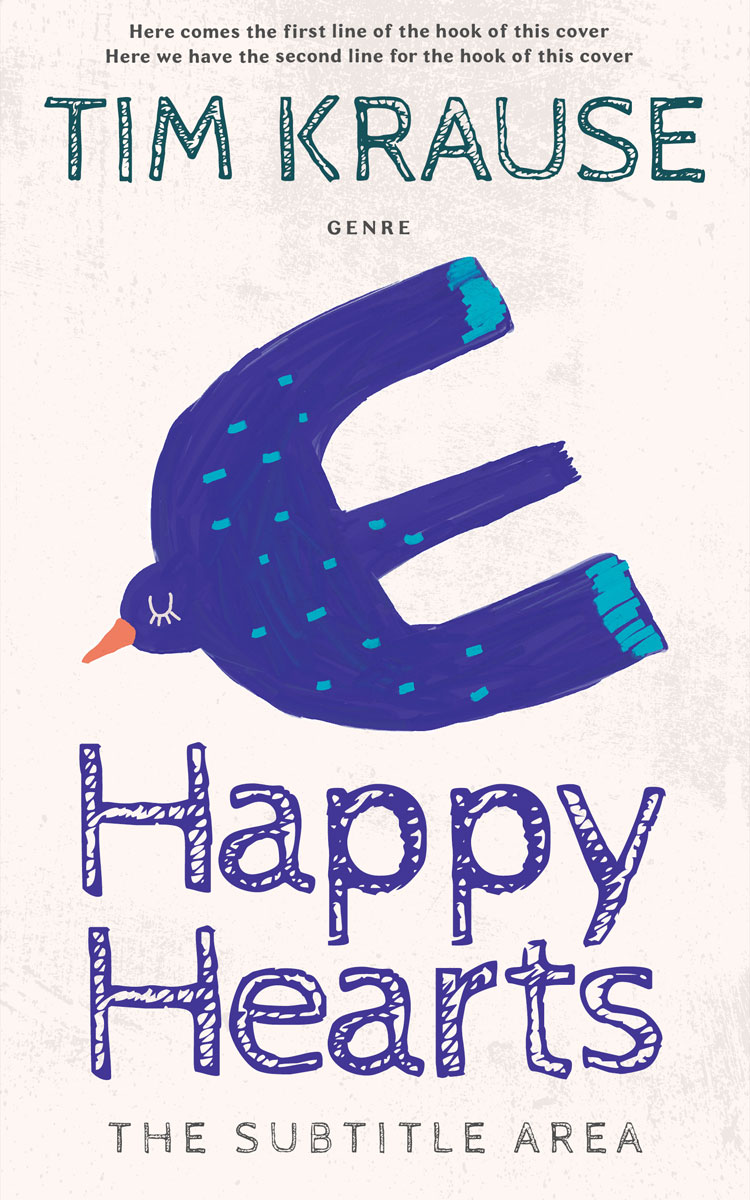 2D view of Chambray #25282 - Premade Abstract Book Cover | BookCoverZone