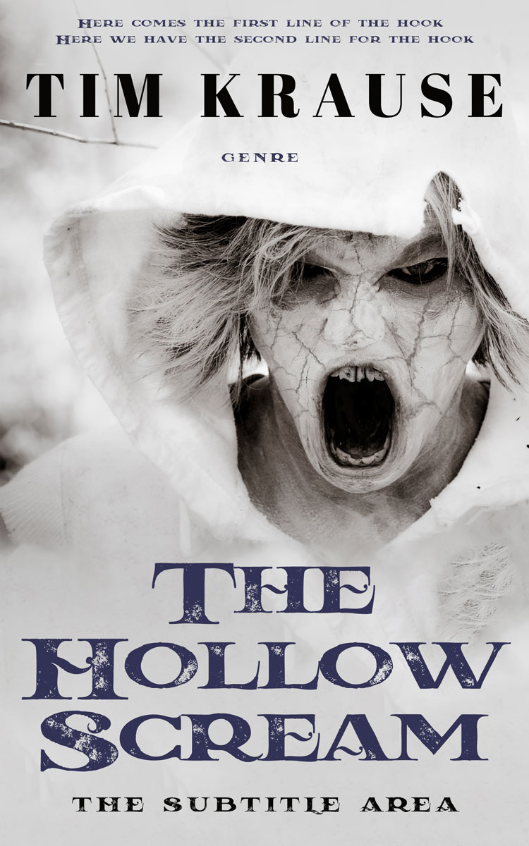 2D view of Premade Horror Book Cover - Cloud