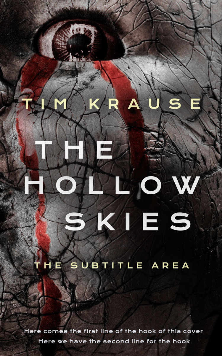 2D view of Cocoa Brown #25334 - Premade Horror Book Cover