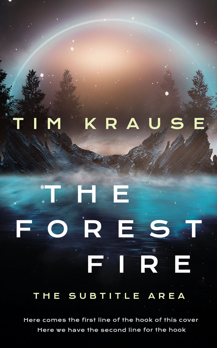 2D view of Premade Fantasy Book Cover - Shark