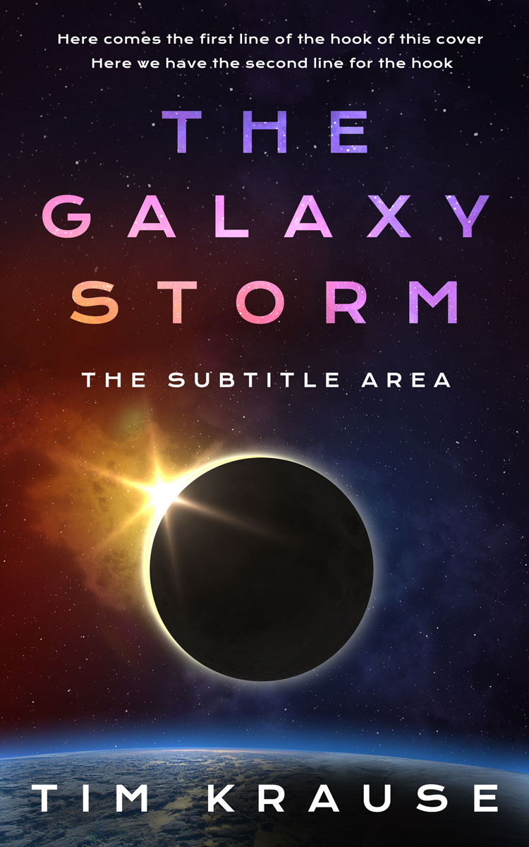 2D view of Premade Science Fiction Book Cover - Bastille