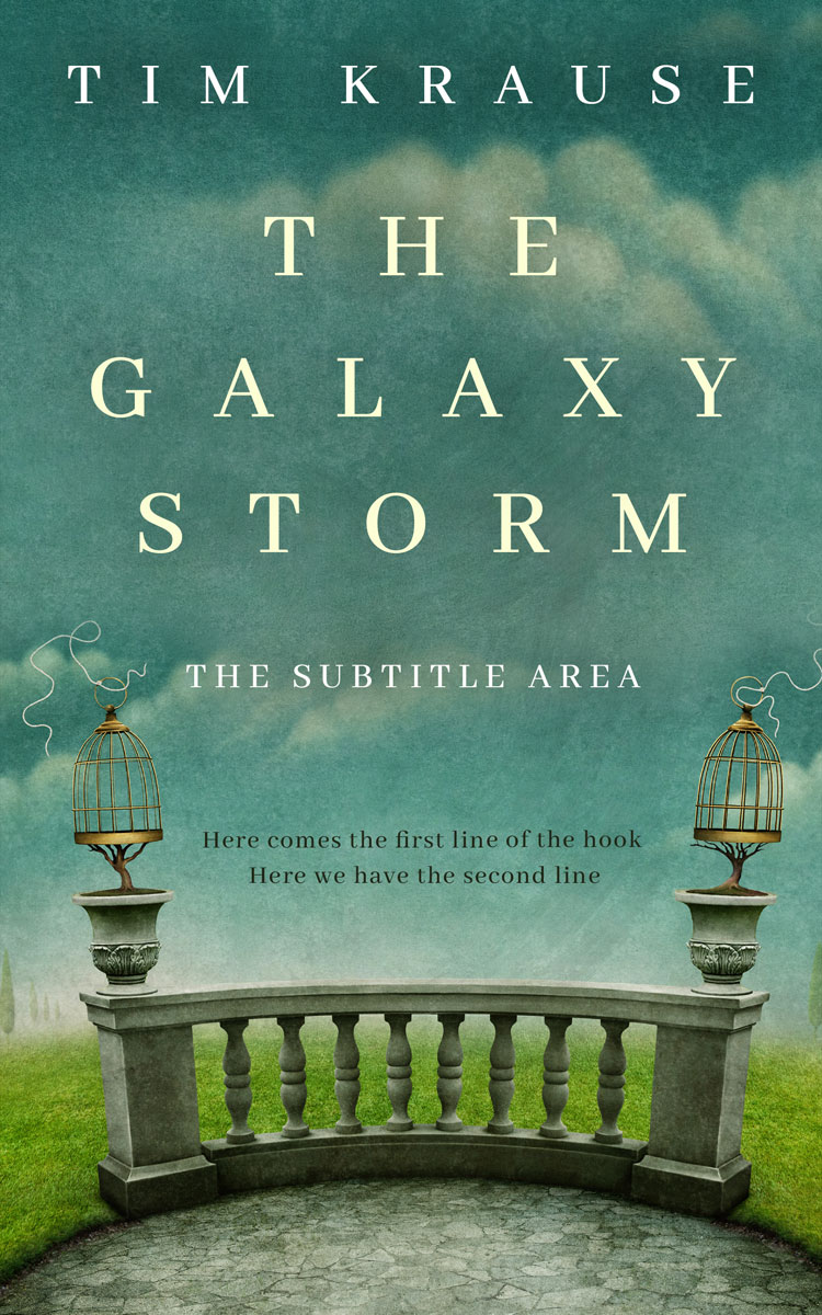 2D view of Premade Fantasy Book Cover - Como