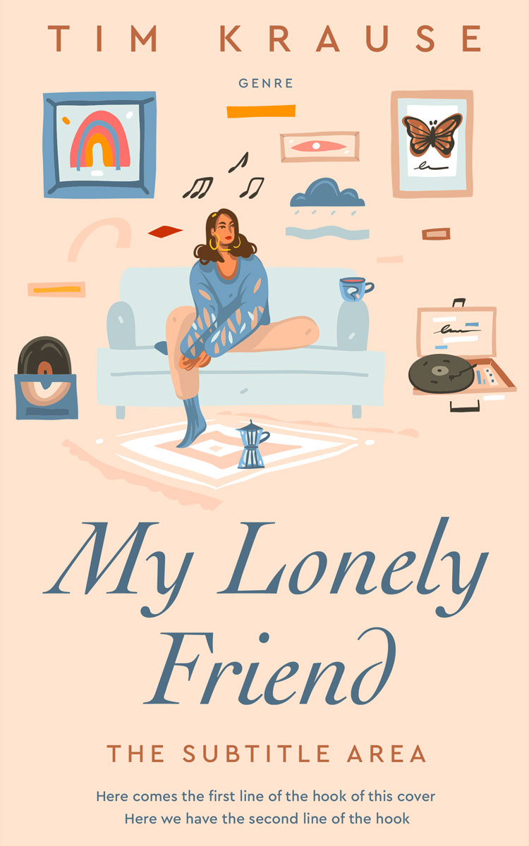 2D view of Sidecar #25368 - Premade Chick Lit Book Cover