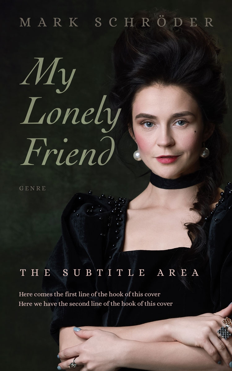 2D view of Quicksand #25382 - Premade Historical Book Cover