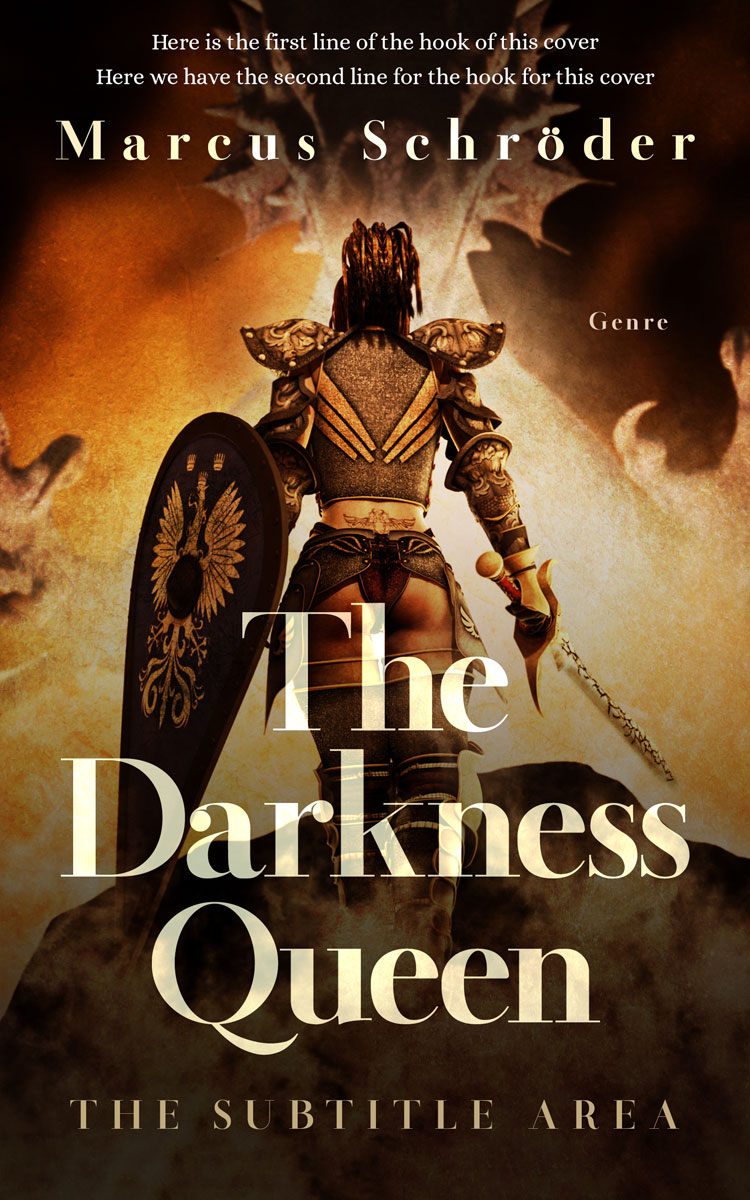 2D view of Laser #25413 - Premade Fantasy Book Cover