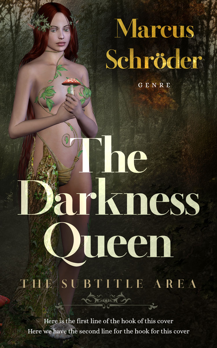 2D view of Zeus #25417 - Premade Fantasy Book Cover