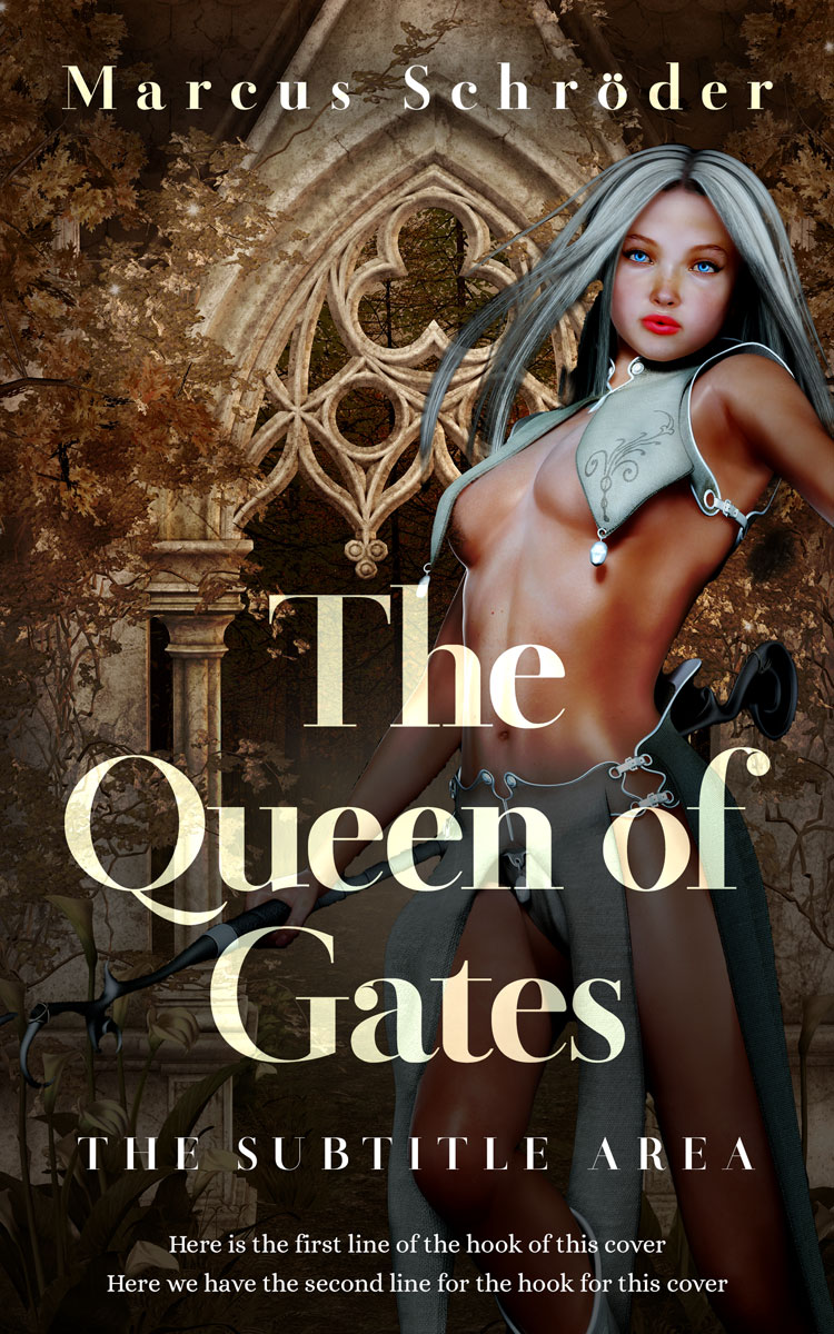 2D view of Oil #25419 - Premade Fantasy Book Cover