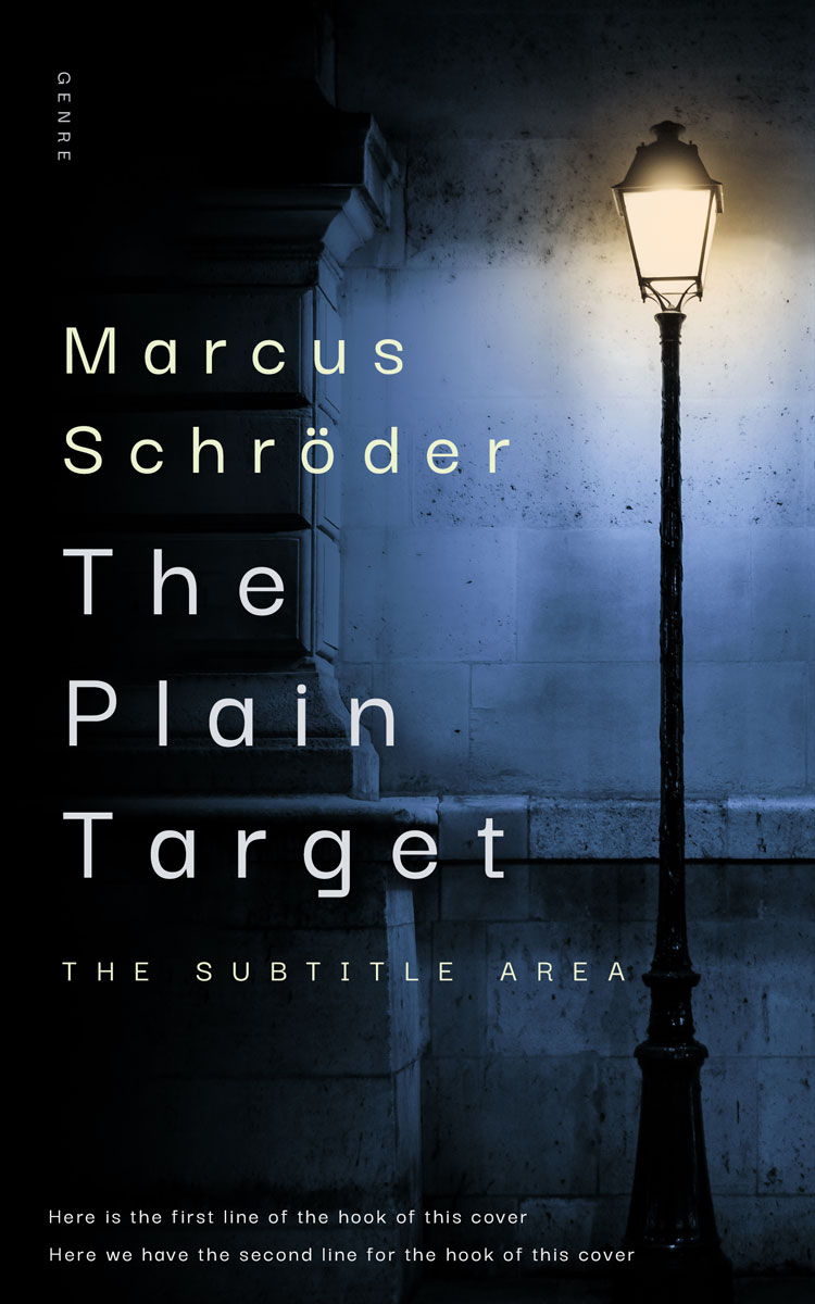 2D view of Bunker #25469 - Premade Mystery & Thriller & Suspense Book Cover