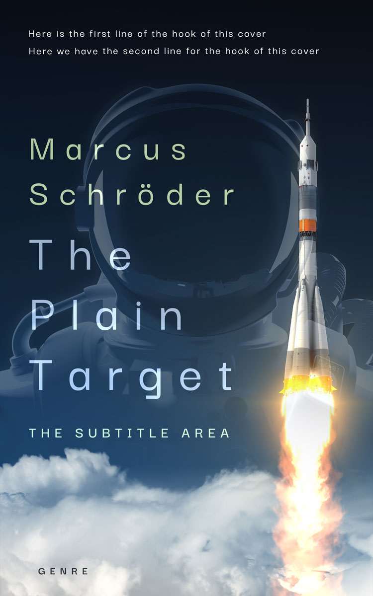 2D view of Pumice #25473 - Premade Science Fiction Book Cover