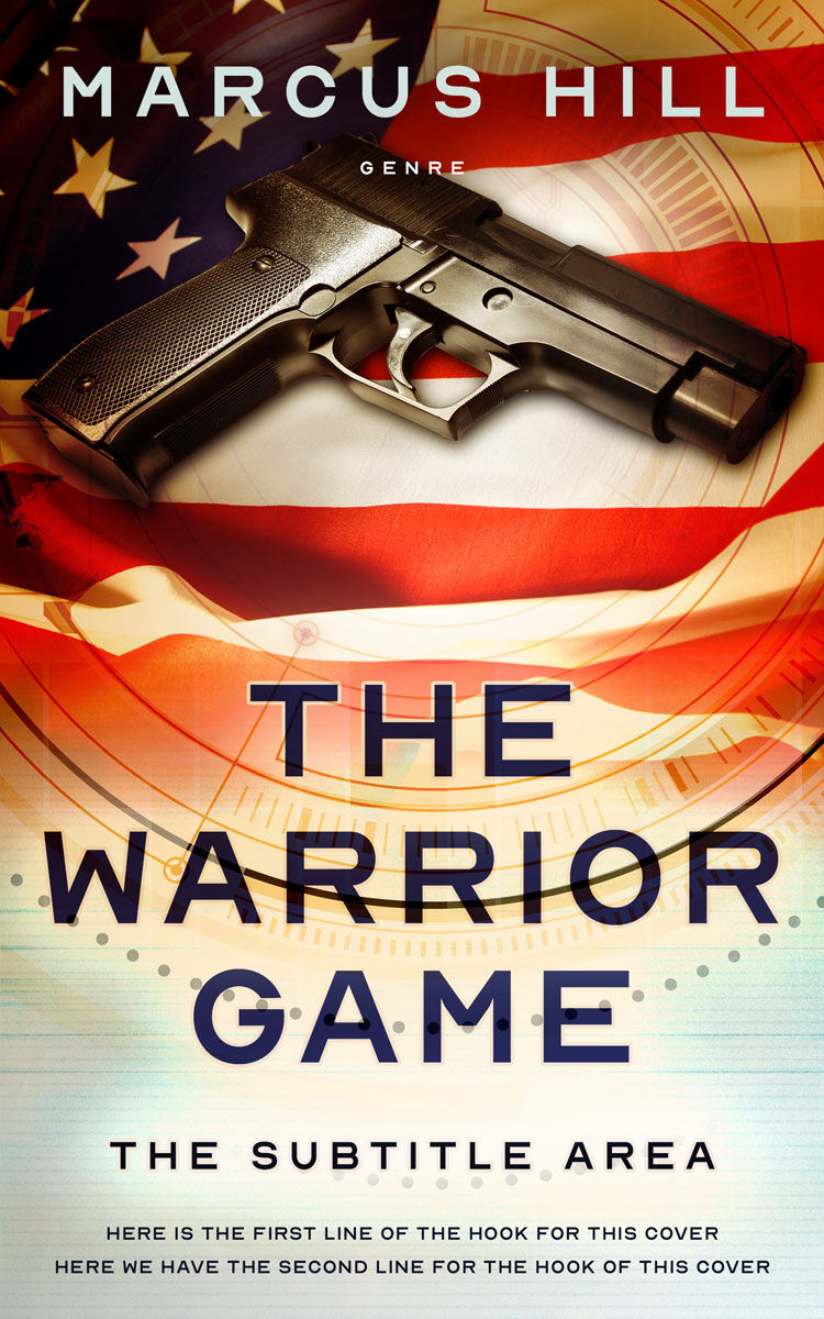 2D view of Gondola #25529 - Premade Action & Adventure Book Cover