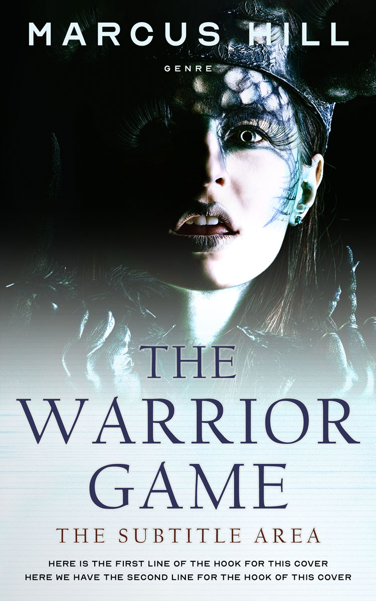 2D view of Shark #25538 - Premade Fantasy Book Cover