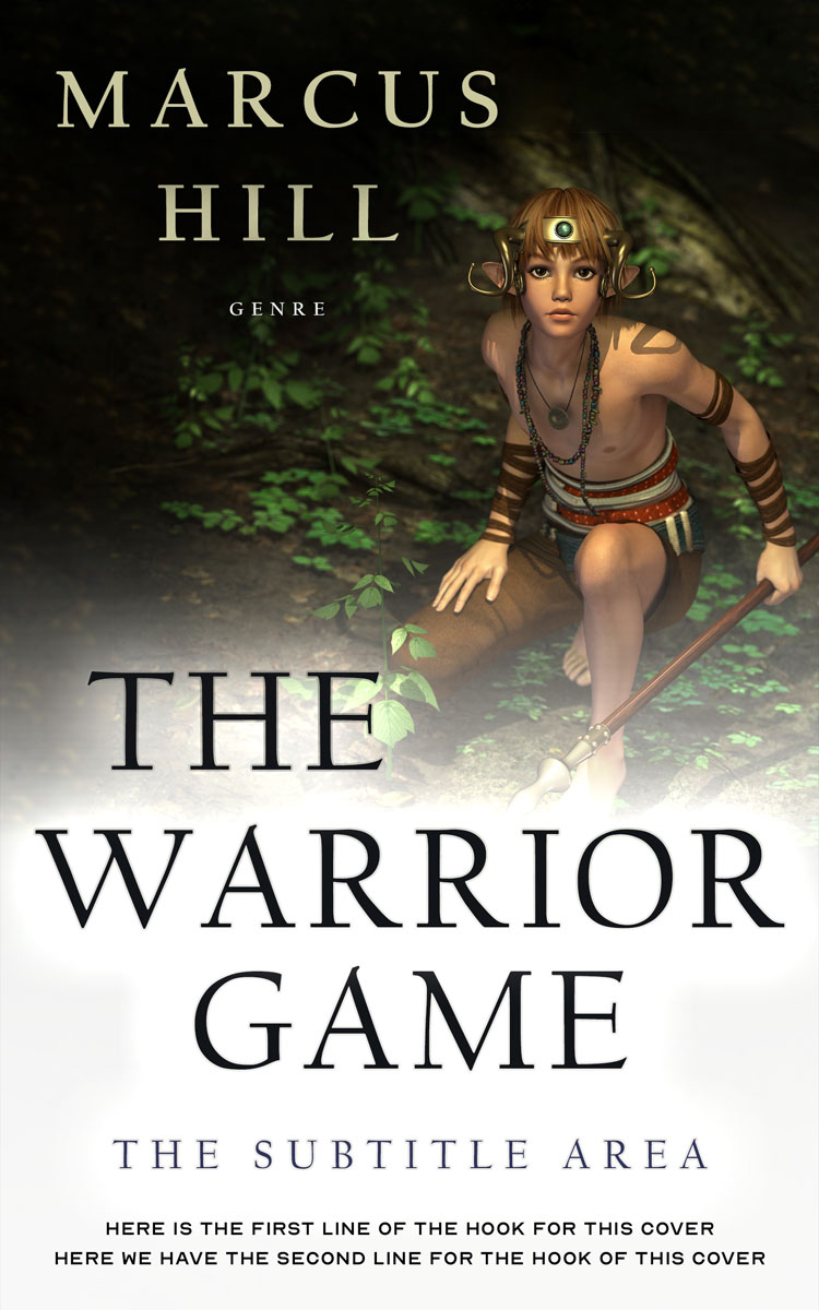 2D view of Satin Linen #25550 - Premade Fantasy Book Cover