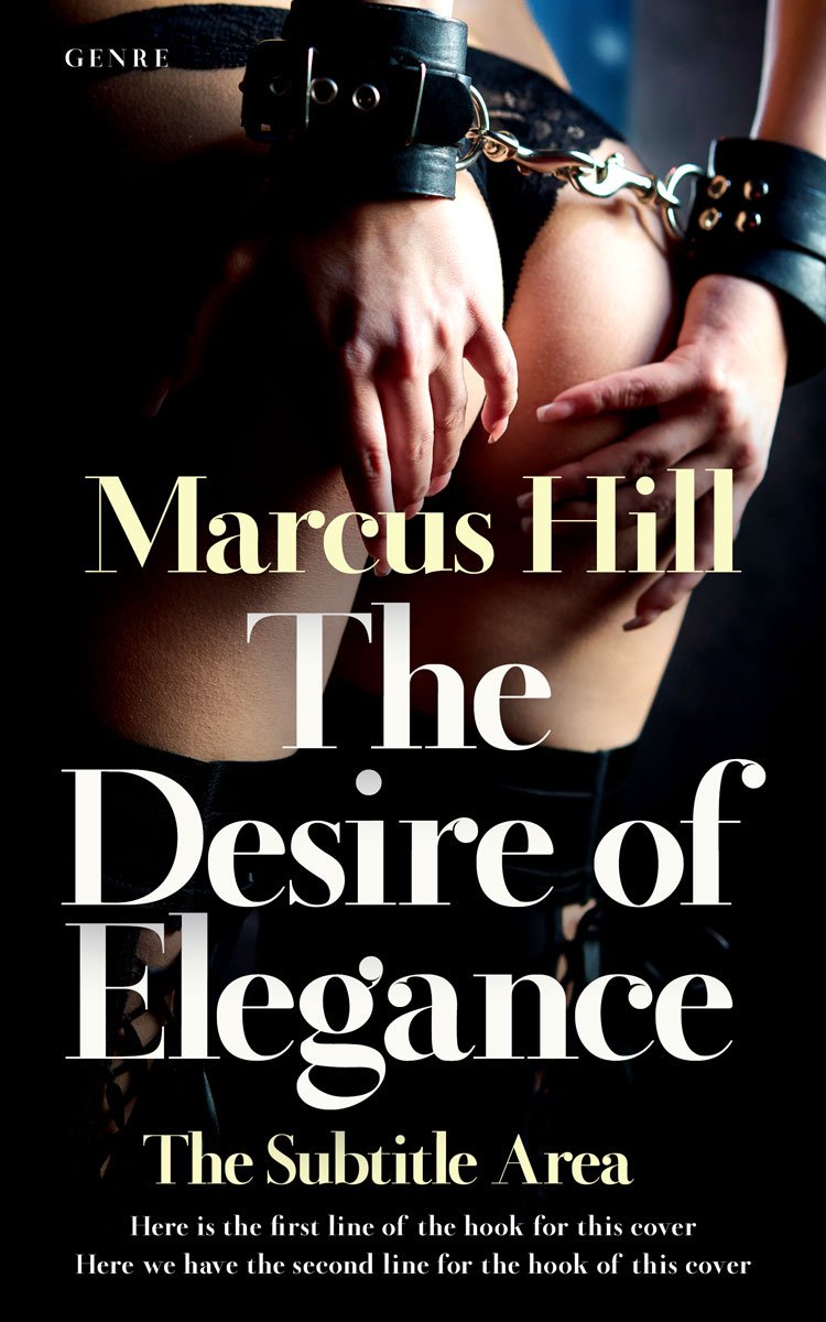 2D view of Premade Erotica Book Cover - Cod Gray