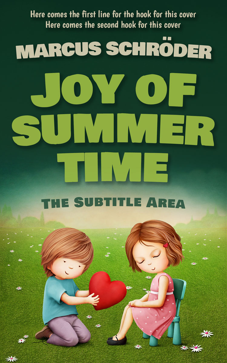 2D view of Mallard #25628 - Premade Children's Book Cover