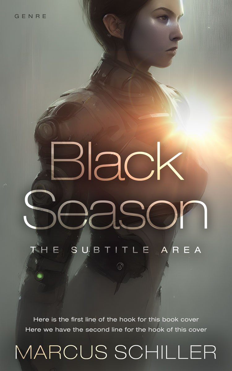 2D view of Armadillo #25698 - Premade Science Fiction Book Cover