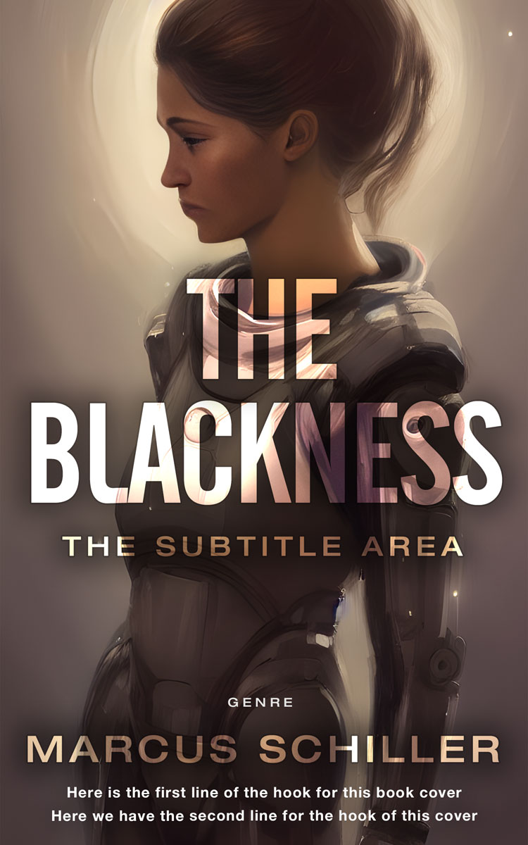 2D view of Premade Science Fiction Book Cover - Woody Brown