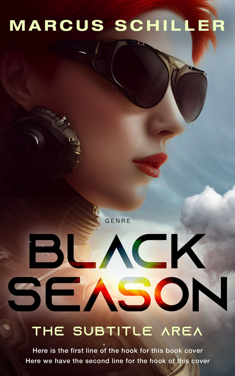 2D view of Eclipse #25716 - Premade Science Fiction Book Cover