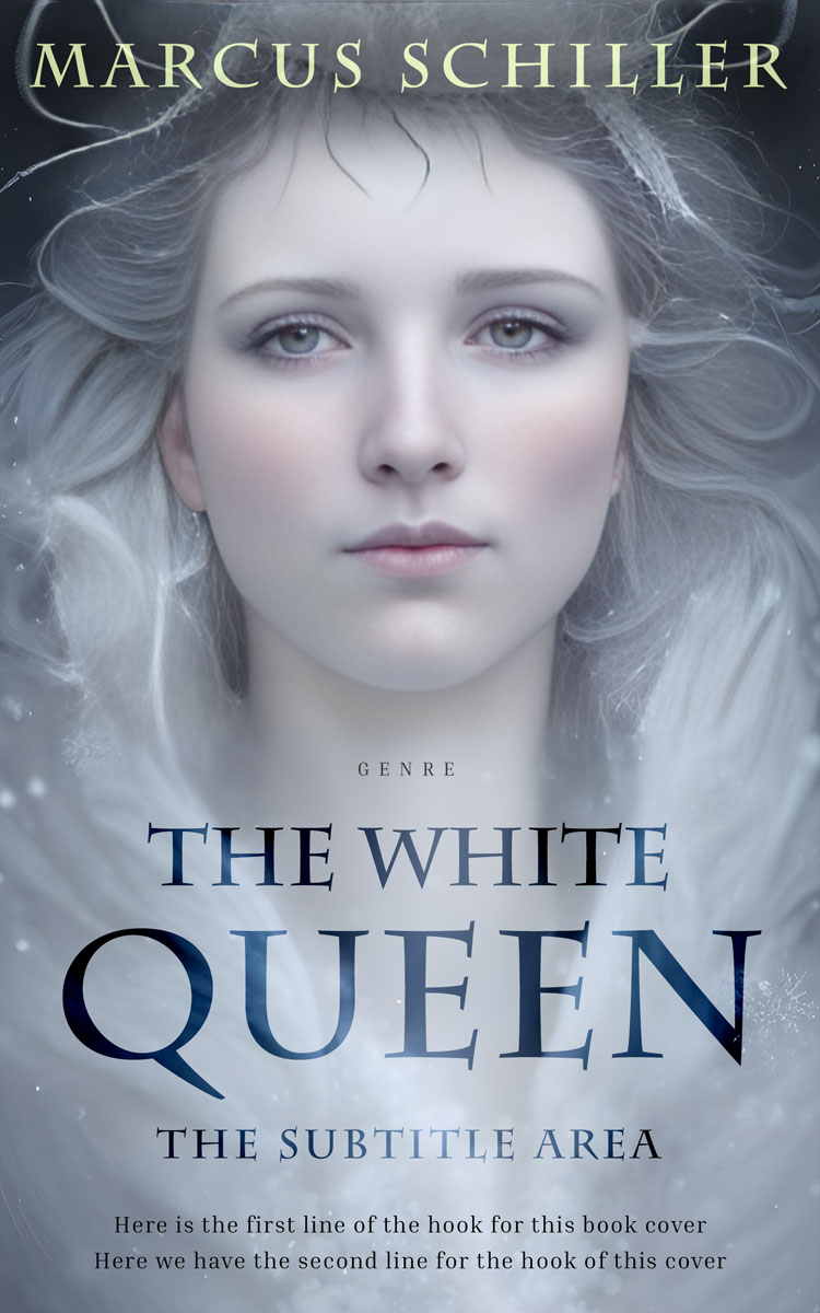 2D view of Manatee #25744 - Premade Fantasy Book Cover