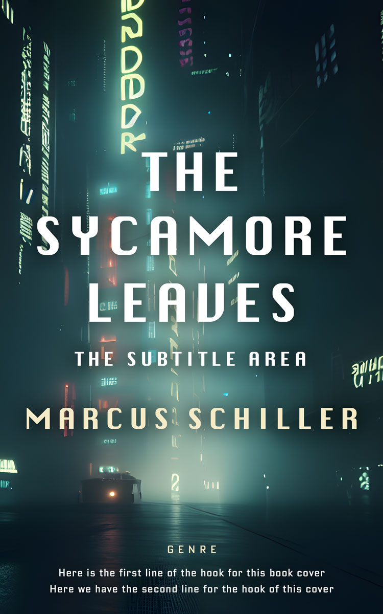 2D view of Gable Green #25764 - Premade Science Fiction Book Cover