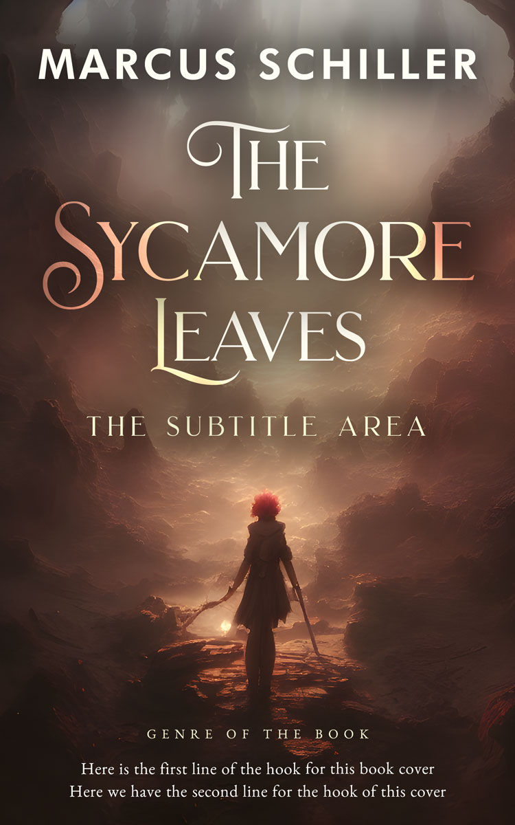 2D view of Premade Fantasy Book Cover - Rock