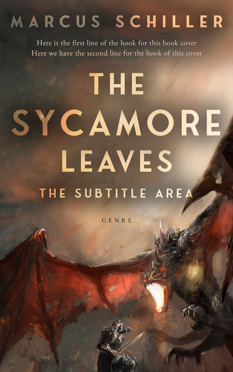 2D view of Millbrook #25795 - Premade Fantasy Book Cover