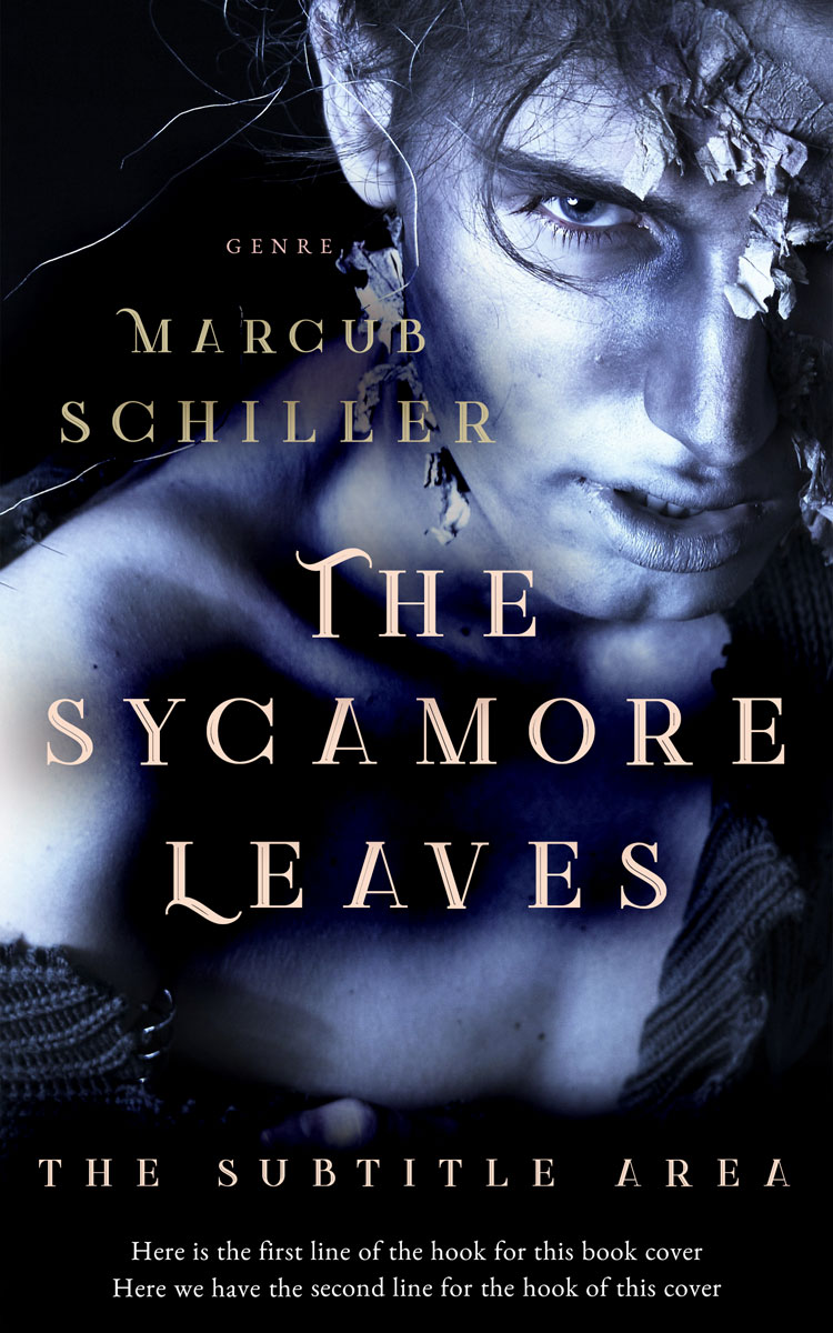 2D view of Blue Haze #25808 - Premade Horror Book Cover