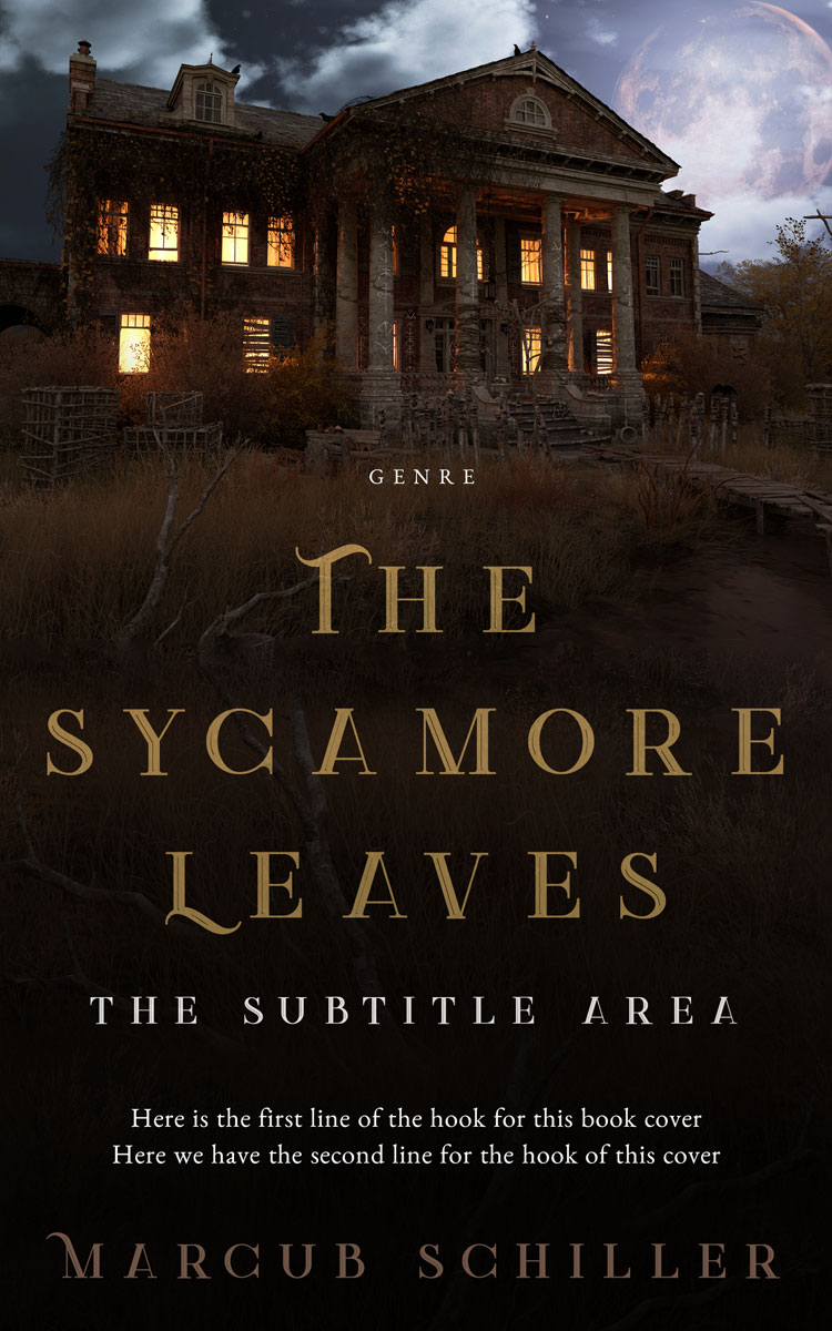 2D view of Night Rider #25820 - Premade Horror Book Cover