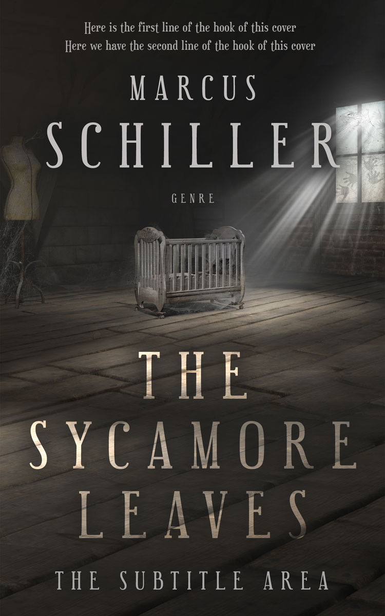 2D view of Premade Horror Book Cover - Dune