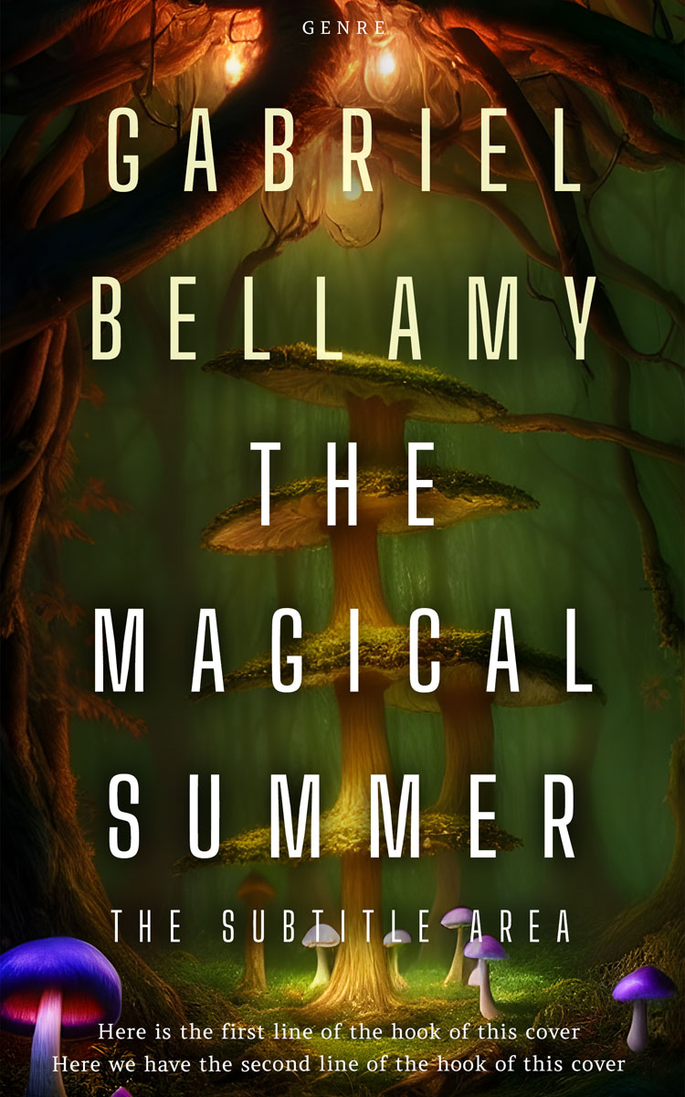 2D view of Onion #25847 - Premade Fantasy Book Cover