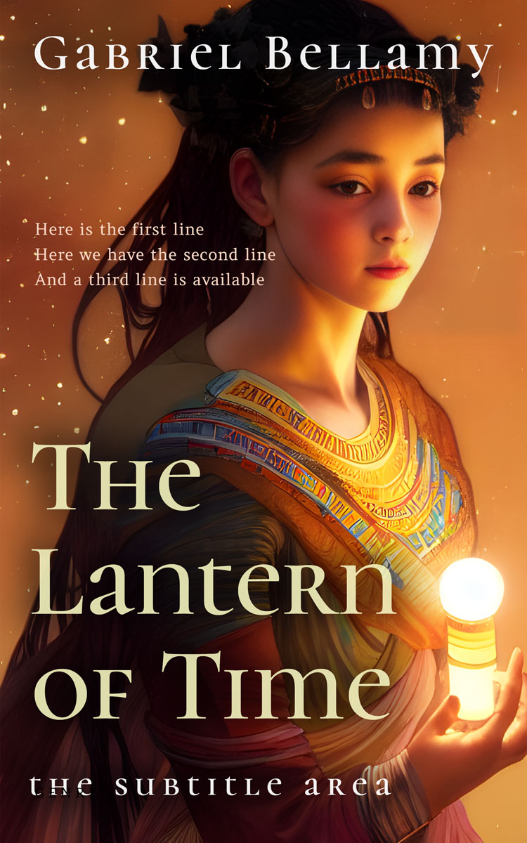 2D view of Premade Fantasy Book Cover - Cedar