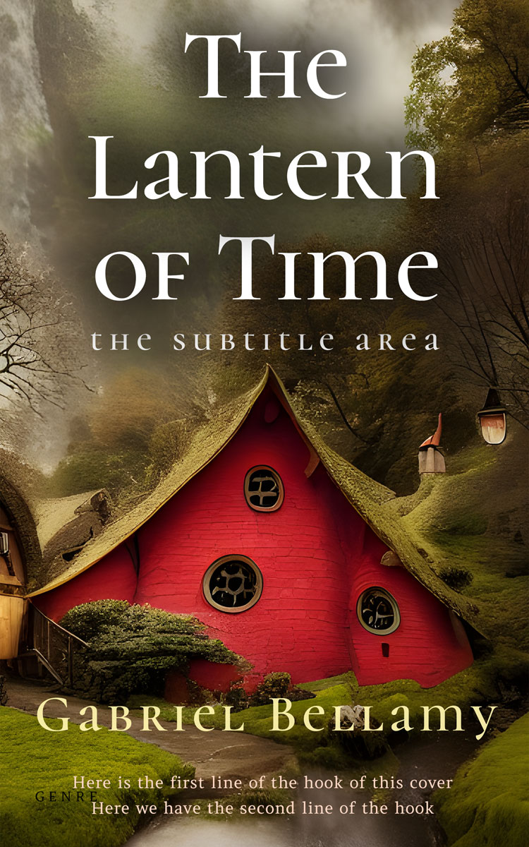 2D view of Metallic Bronze #25862 - Premade Fantasy Book Cover