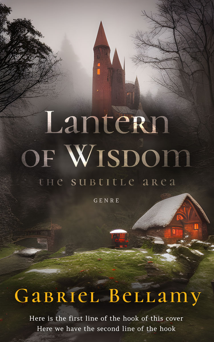 2D view of Birch #25870 - Premade Fantasy Book Cover