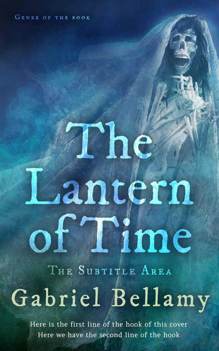 2D view of Premade Horror Book Cover - Ming