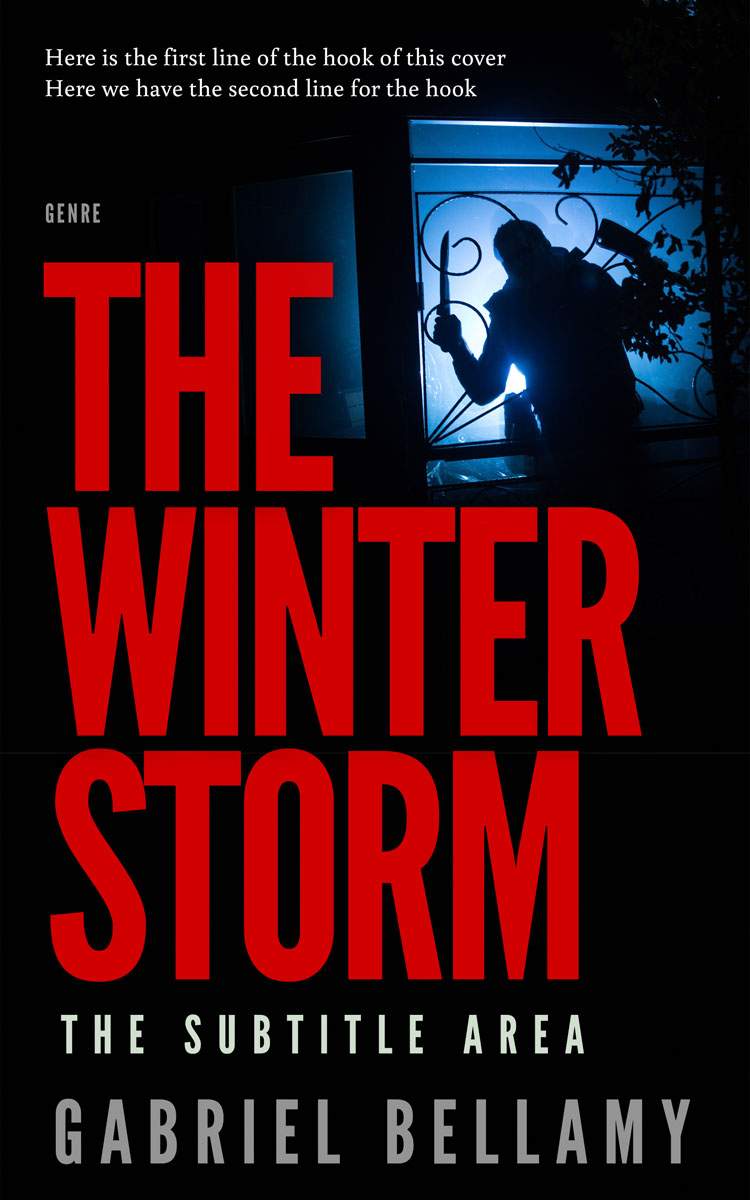 2D view of Bunker #25907 - Premade Horror Book Cover