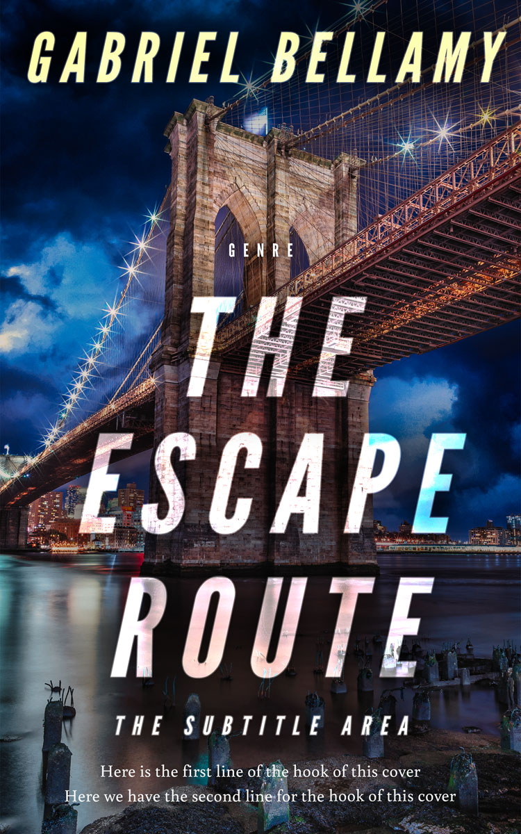 2D view of Steel Gray #25924 - Premade Mystery & Thriller & Suspense Book Cover