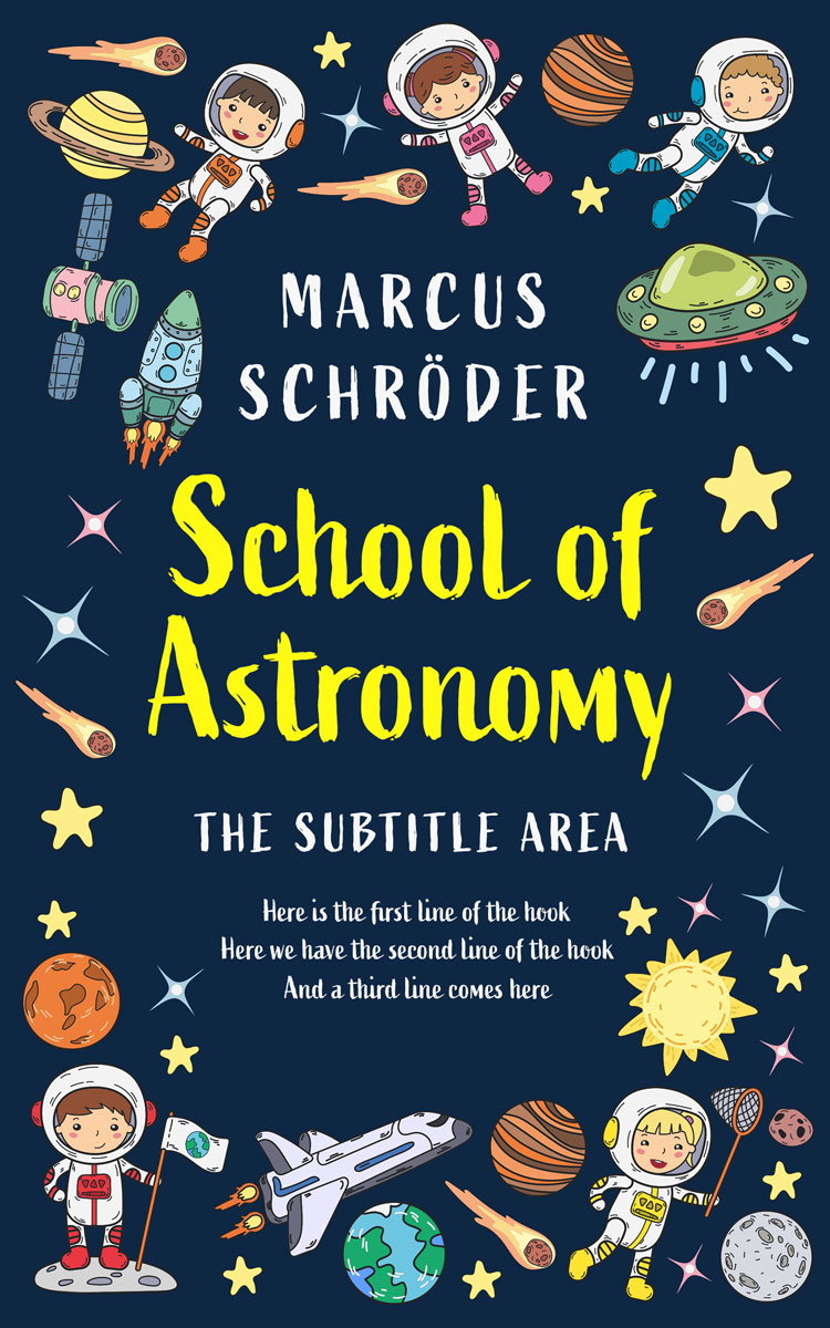 2D view of Elephant #25953 - Premade Education Book Cover