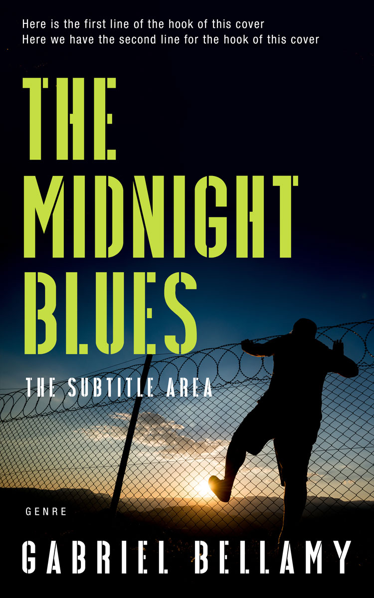 2D view of Bunker #25993 - Premade Mystery & Thriller & Suspense Book Cover