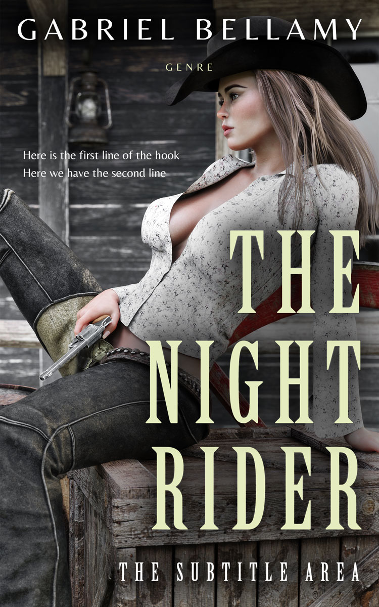 2D view of Premade Action & Adventure Book Cover - Dune