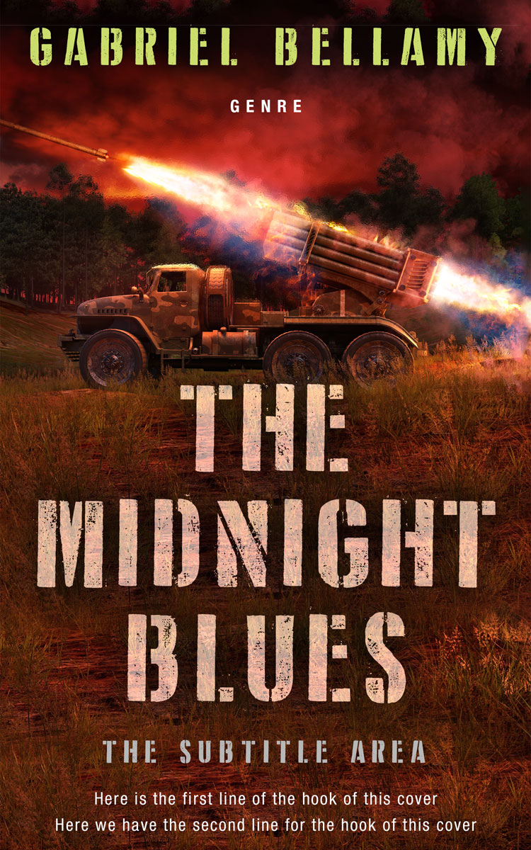 2D view of Paco #26012 - Premade Action & Adventure Book Cover