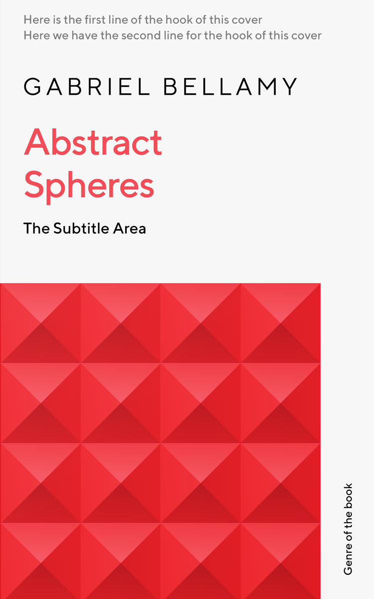 2D view of Concrete #26067 - Premade Business Book Cover