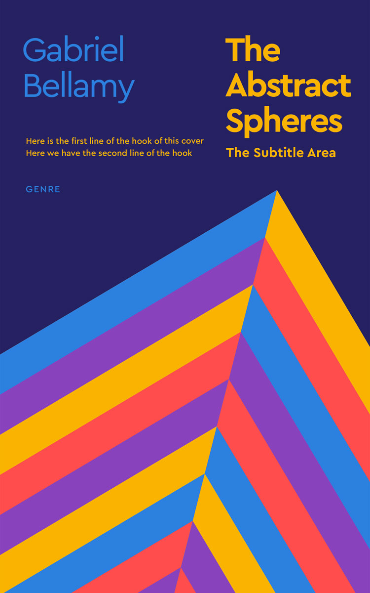 2D view of Cloud Burst #26079 - Premade Abstract Book Cover