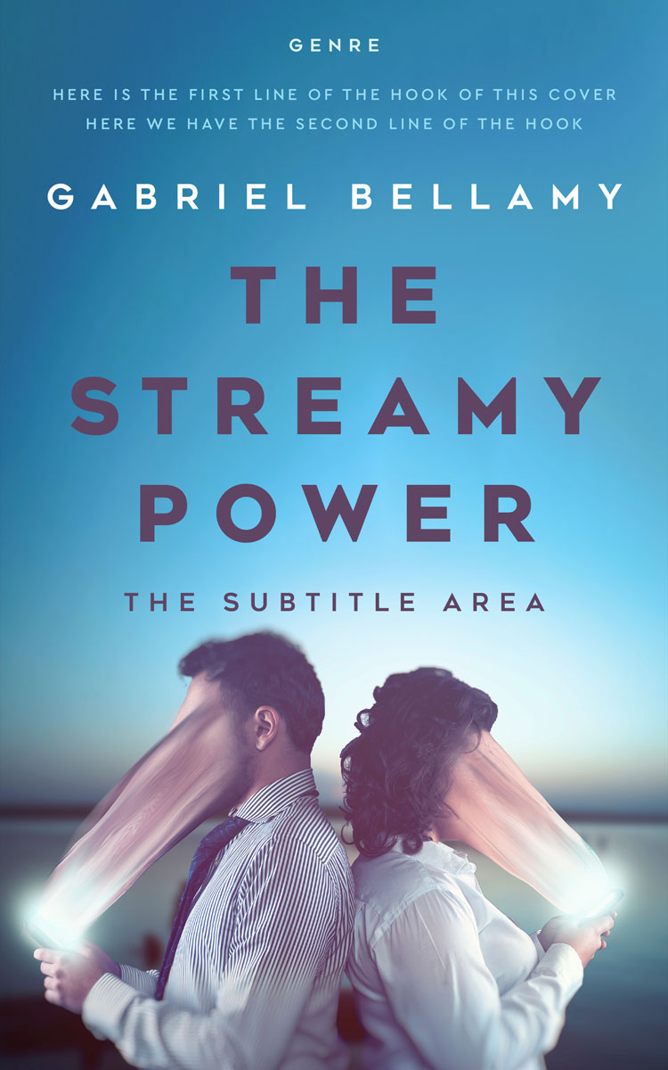 2D view of Hippie Blue #26104 - Premade Health & Mind & Body Book Cover