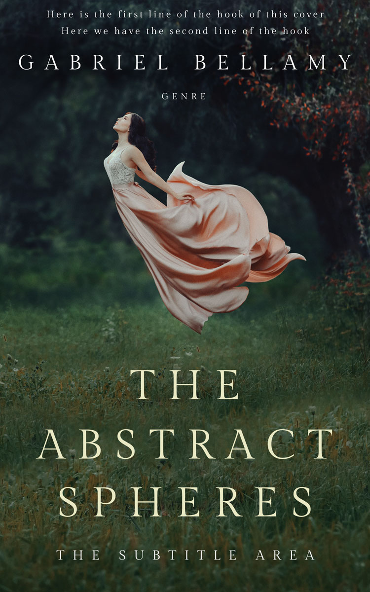 2D view of Premade Fantasy Book Cover - Heavy Metal