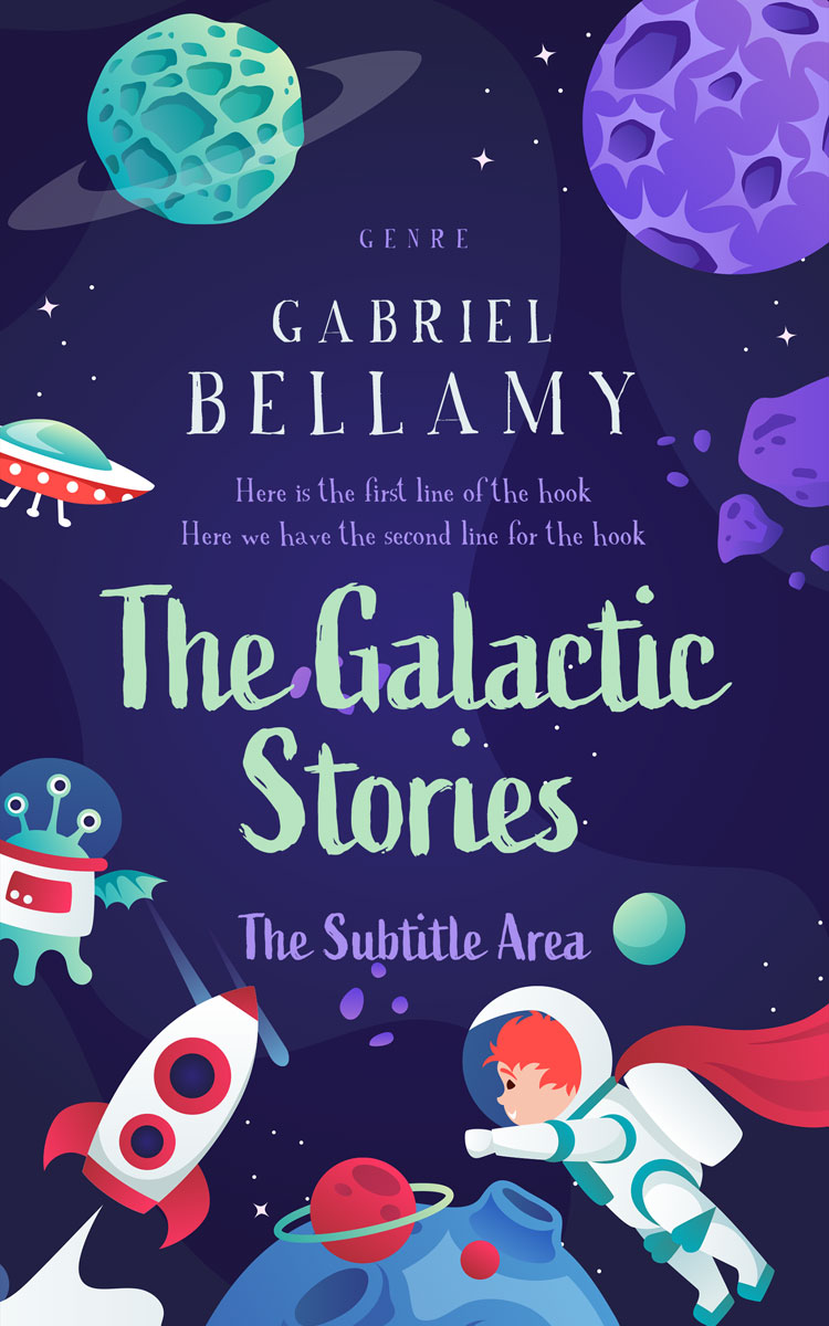 2D view of Premade Children's Book Cover - Port Gore