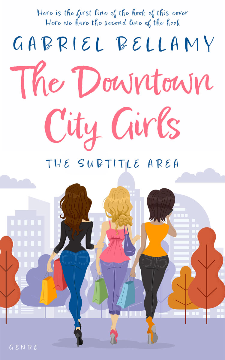 2D view of Blue Haze #26136 - Premade Teen & Young Adult Book Cover