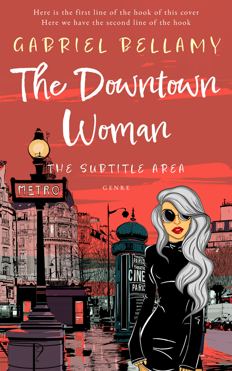 2D view of Premade Teen & Young Adult Book Cover - Crail