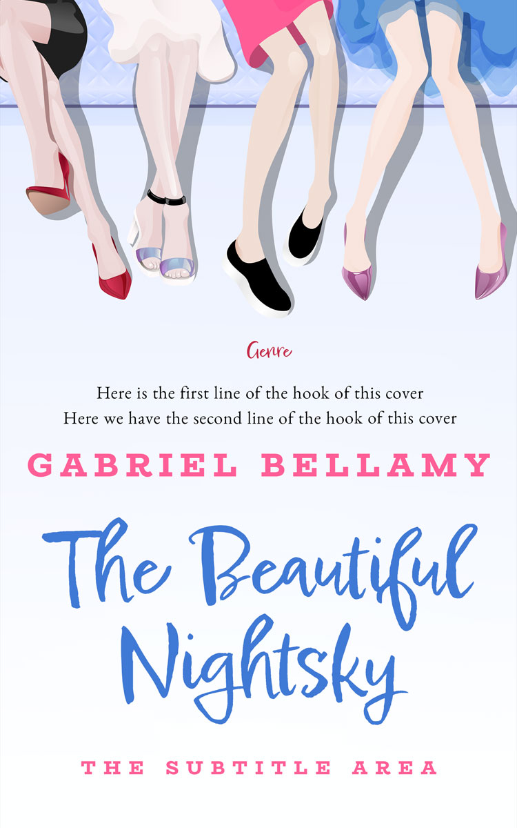 2D view of Premade Chick Lit Book Cover - Athens Gray